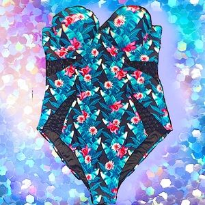 Island Soul One Piece Swimsuit Large